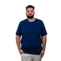 Kit 2 Camisas Plus Size Masculina Lisa Algodão Premium