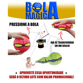 Bola Mágica Colorida Vermelha