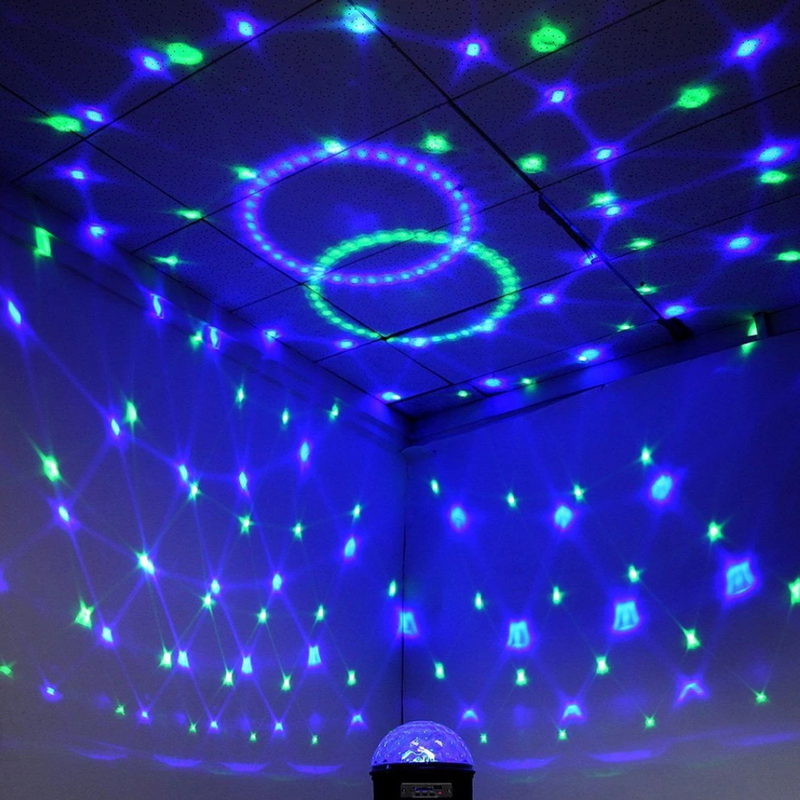 Globo de Luz LED Musical com Bluetooth e Controle Remoto