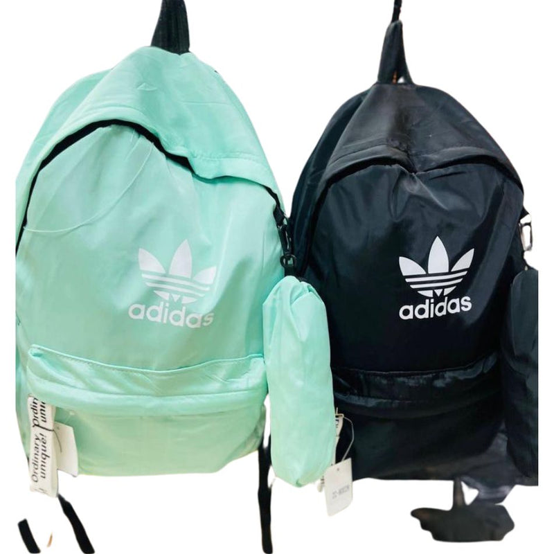 Mochila Adidas + Estojo: Nylon Unissex, Praticidade e Estilo