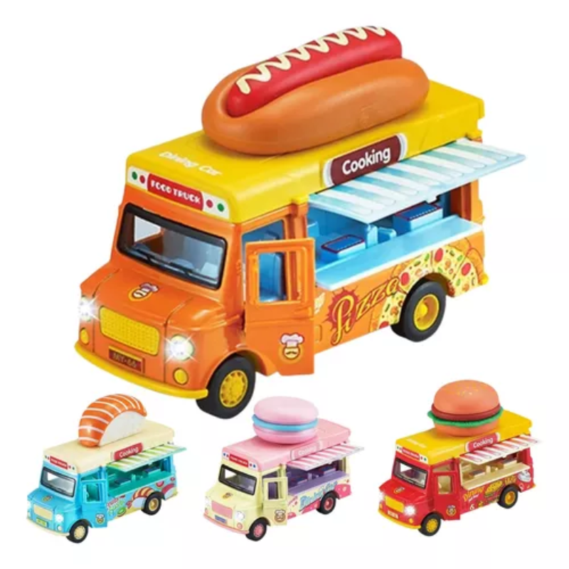 Carrinho de Brinquedo Comida Food truck em Metal