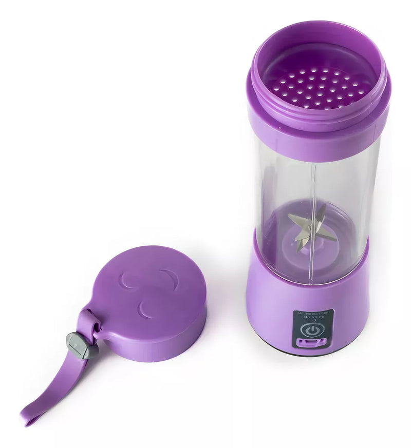 Mini Liquidificador Portátil Suco Shake Take Juice Cup 6 Lâminas + Cabo USB