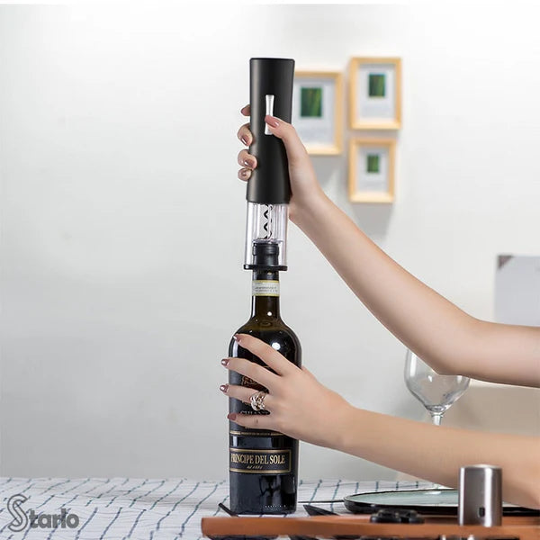 ABRIDOR DE VINHO AUTOMÁTICO SACA ROLHAS recarregavel LED