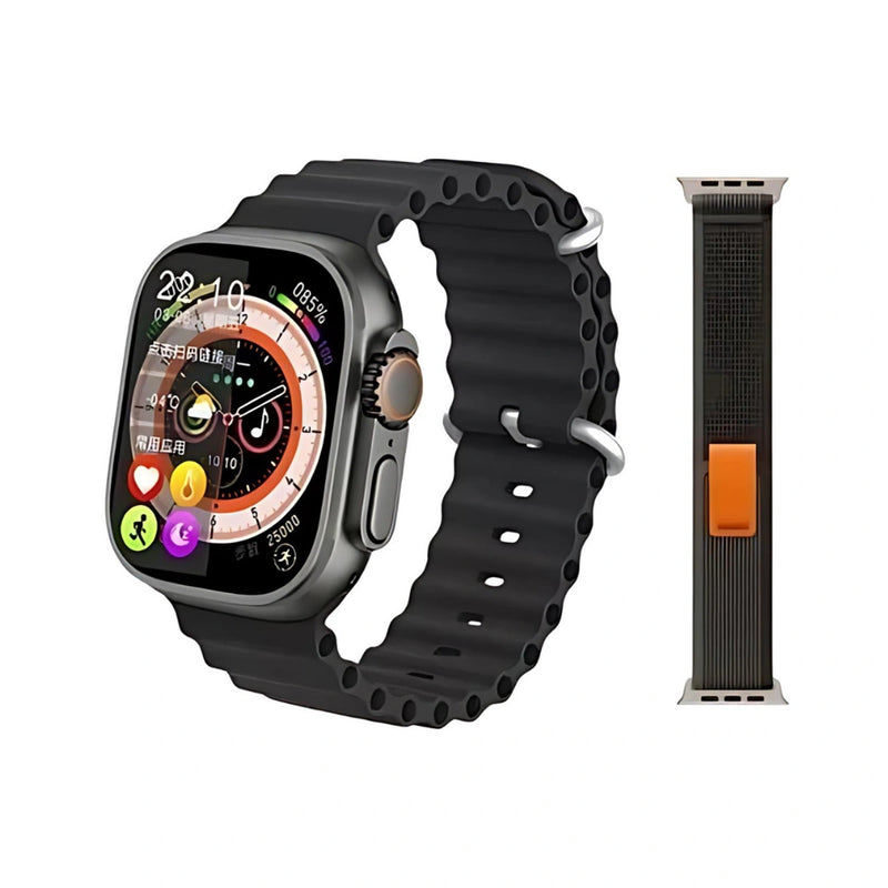 Relógio Smartwatch Ultra 9 2024 Tradeno Watch 9 Ultra2 Max 2 Pulseiras Bluetooth GPS