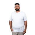 Kit 2 Camisas Plus Size Masculina Lisa Algodão Premium