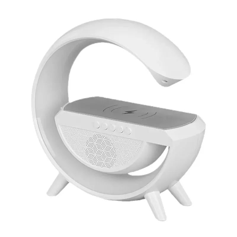 LUMINARIA CAIXA DE SOM E CARREGADOR POR INDUCAO G-SPEAKER SMART MULTIFUNCIONAL 5 EM 1 BLUETOOTH