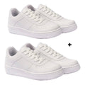 Kit com 2 Tênis Force Classic Sneaker - Elegância Casual e Praticidade