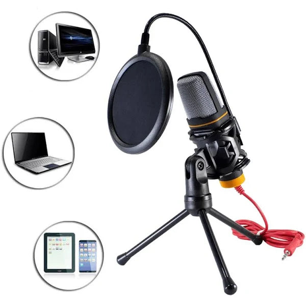 MICROFONE ANDOWL COM POP FILTER